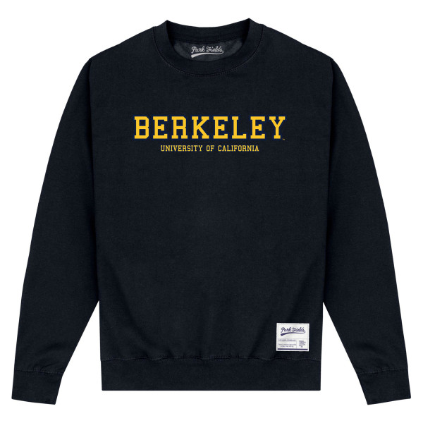 UC Berkeley Unisex Text Sweatshirt för vuxna 5XL Svart Black 5XL