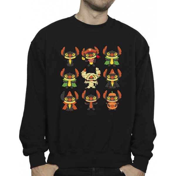 Disney Herr Lilo & Stitch Halloween Costumes Sweatshirt XL Svart Black XL