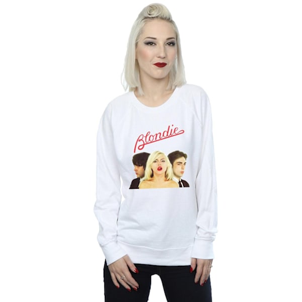 Blondie Dam/Dam Band Trio Sweatshirt L Vit White L