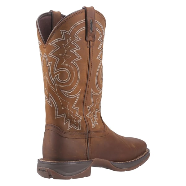 Durango Herr Rebel Pro Cowboy Boots i Fullnarvläder 7 UK Fla Flaxen Brown 7 UK