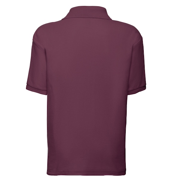 Fruit of the Loom Barn/Barn 65/35 Enfärgad Pique Poloskjorta 5 Burgundy 5-6 Years