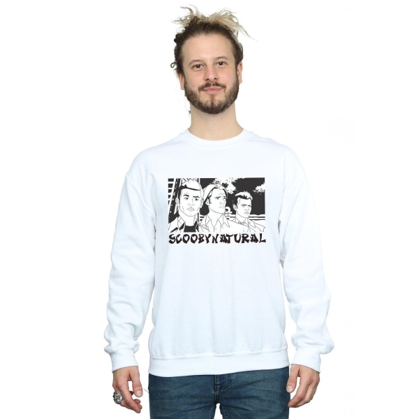 Scoobynatural Mens Take Away Sweatshirt S Vit White S