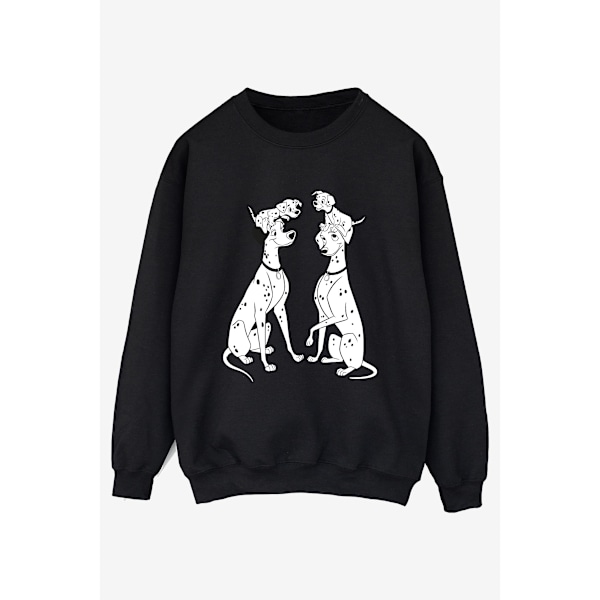 Disney Dam/Dam 101 Dalmatiner Familj Tröja XXL Svart Black XXL