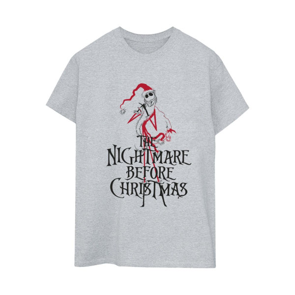 Disney Womens/Ladies The Nightmare Before Christmas Santa Cotto Sports Grey L