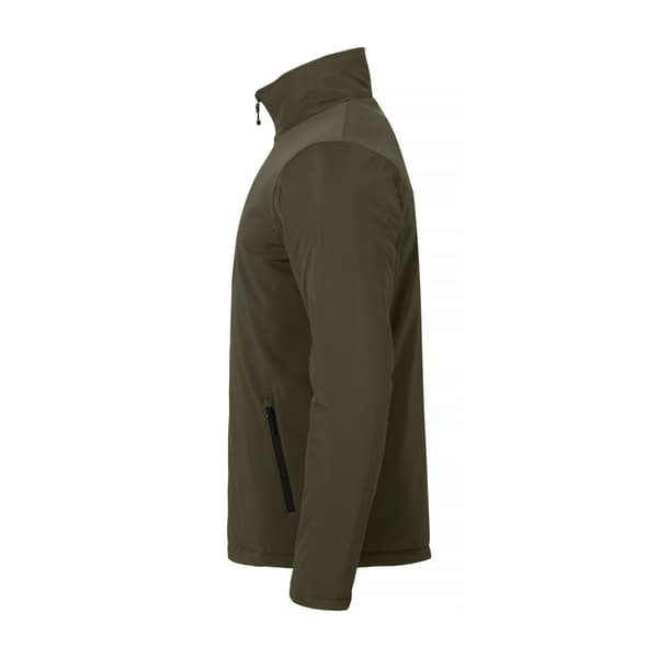 Clique Vadderad Softshelljacka för män L Dimgrön Fog Green L