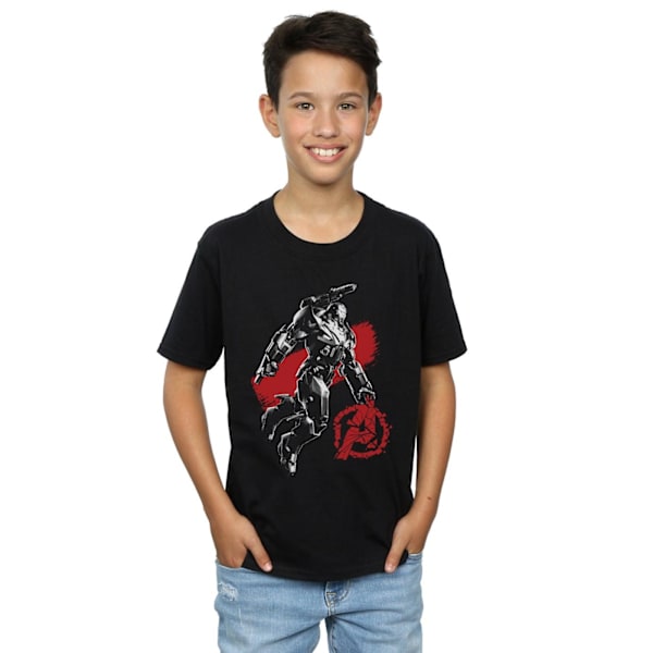 Marvel Pojkar Avengers Endgame Mono War Machine T-Shirt 9-11 År Black 9-11 Years