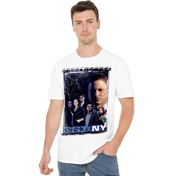 CSI: NY Herr Watchful Eye T-Shirt 3XL Vit White 3XL