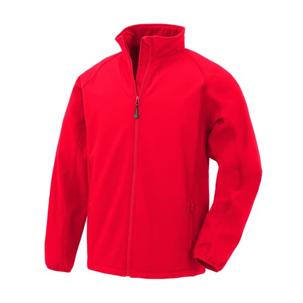 Result Äkta Återvunnen Herr Printbar Soft Shell Jacka 3XL Röd Red 3XL