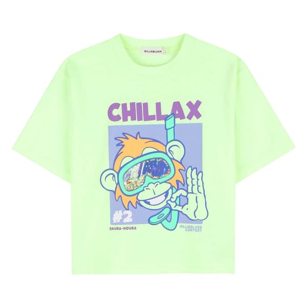 Billieblush Flickor Billieblush T-shirt 6 år Lime Lime 6 Years