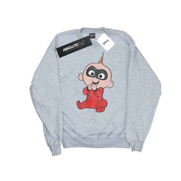 Disney Girls Incredibles 2 Jack Jack Sweatshirt 12-13 år Spo Sports Grey 12-13 Years