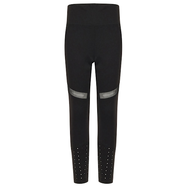 Tombo Girls Panelled Leggings 7-8 år Svart Black 7-8 Years