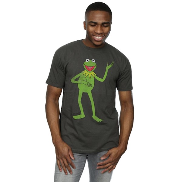 The Muppets Mens Classic Kermit Heather T-Shirt XXL Ljus Grafit Light Graphite XXL