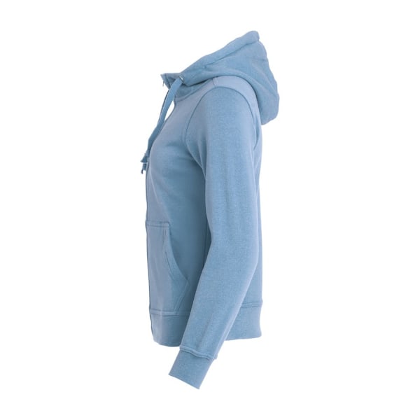 Clique Dam/Dam Plain Full Zip Hoodie XS Ljusblå Light Blue XS