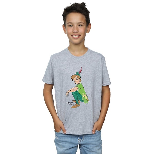 Peter Pan Boys Classic T-Shirt 5-6 år Sports Grey Sports Grey 5-6 Years