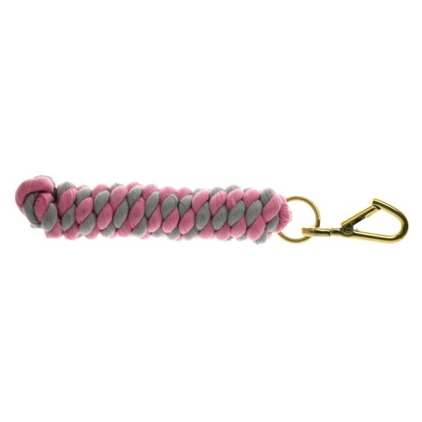 Hy Two Tone Twisted Lead Rope 2,2 meter Rosa/Grå Pink/Grey 2.2 metres