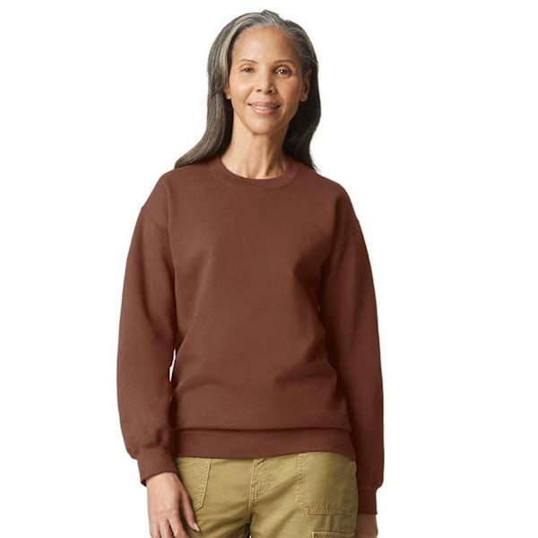 Gildan Softstyle Midweight Sweatshirt L Cocoa för män Cocoa L
