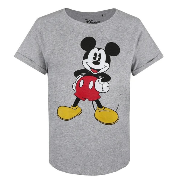 Disney Dam/Dam Klassisk Musse Pigg T-shirt S Sports Grey Sports Grey S