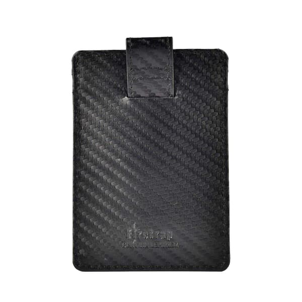 Firetrap Ribbed Läder Korthållare En Storlek Svart Black One Size