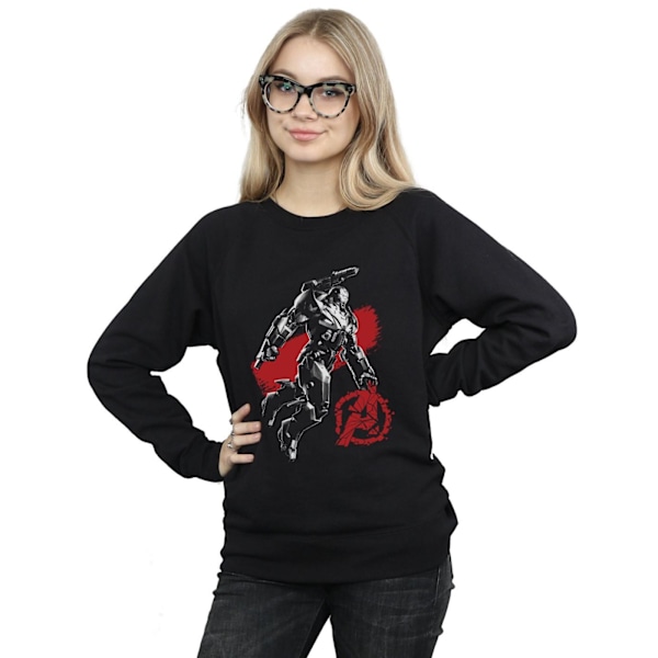 Marvel Womens/Ladies Avengers Endgame Mono War Machine Sweatshirt Black S