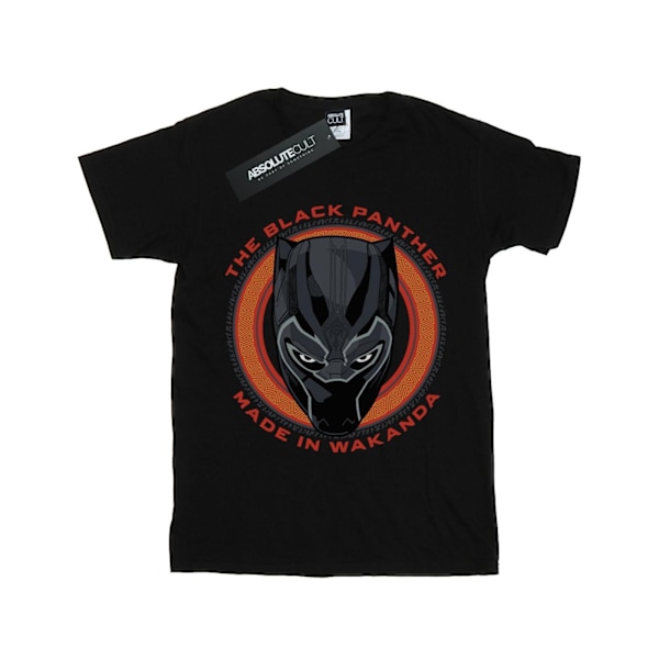 Marvel Boys Black Panther Made in Wakanda Röd T-shirt 12-13 år Black 12-13 Years