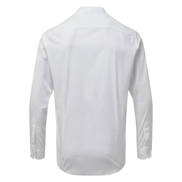 Premier Vuxen Unisex Långärmad Grandad Skjorta XL Vit White XL