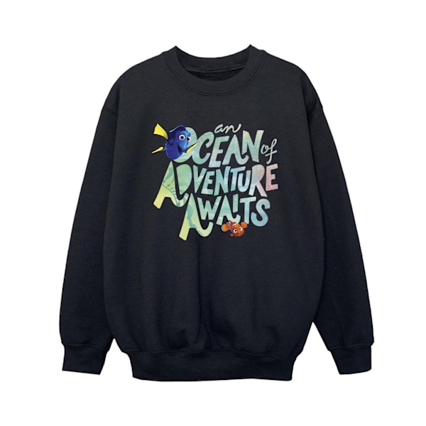 Disney Boys Finding Dory Ocean Of Adventure Sweatshirt 3-4 År Black 3-4 Years