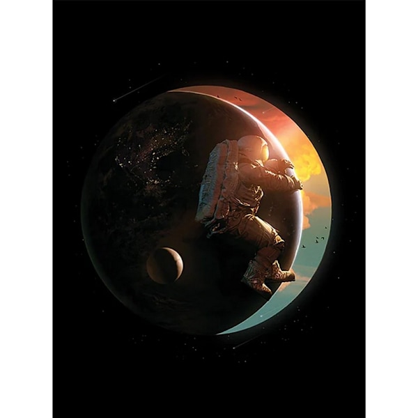 Nicebleed New Day inramad affisch 60cm x 80cm Svart Black 60cm x 80cm