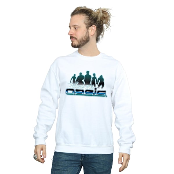 Ready Player One Herr Welcome To The Oasis Sweatshirt XL Vit White XL