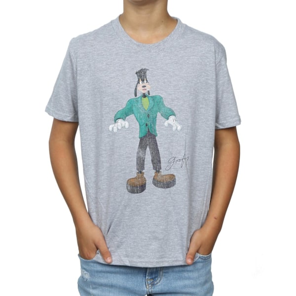 Disney Boys Frankenstein Goofy T-shirt 7-8 år Sports Grey Sports Grey 7-8 Years