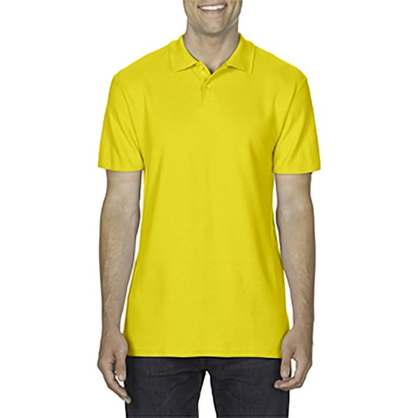 Gildan Softstyle Herr Kortärmad Dubbel Pique Poloskjorta 4XL Daisy 4XL