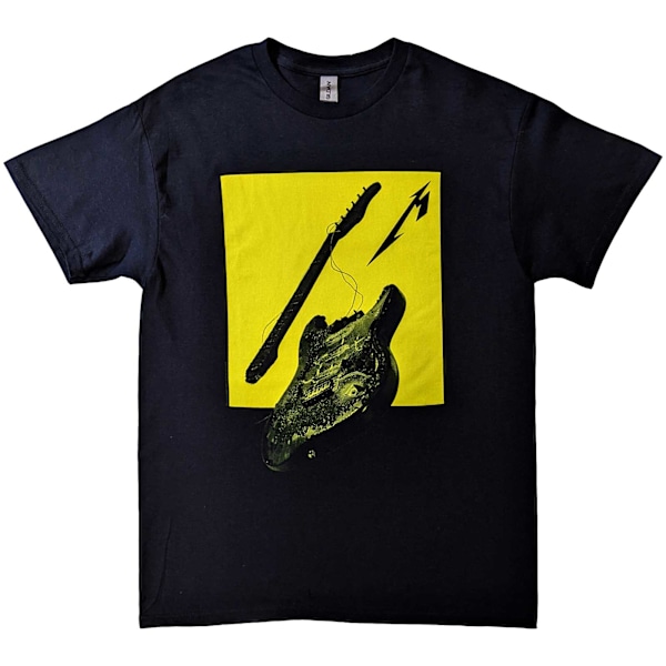 Metallica Unisex Adult 72 Seasons Broken Guitar Bomull T-shirt Black XXL