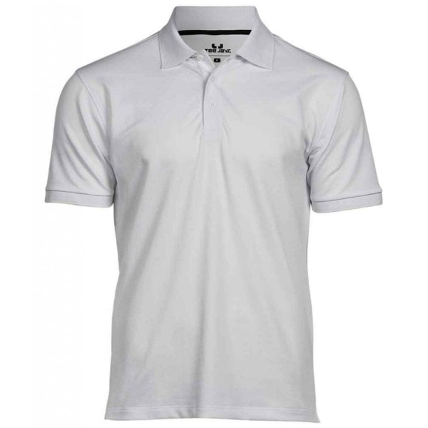 Tee Jays Men Club Polo Shirt M Vit White M