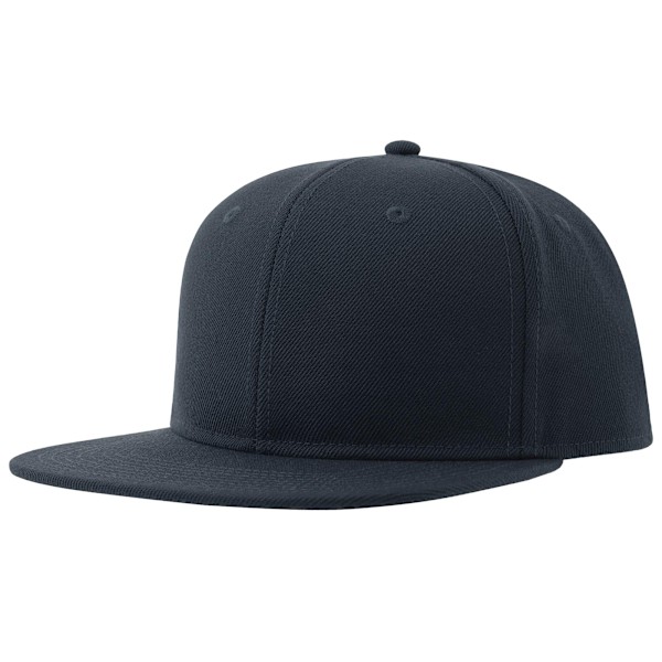 Atlantis Unisex Vuxen 6 Panel Hållbar Flat Peak Baseball Cap Navy One Size