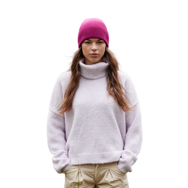 Beechfield Dip Dye Mössa One Size Rosa Pink One Size