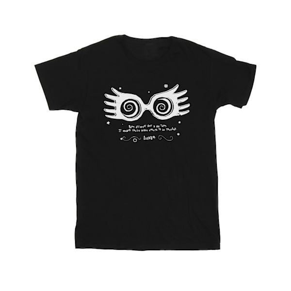 Harry Potter flickor Luna Being Different bomull T-shirt 3-4 år Black 3-4 Years