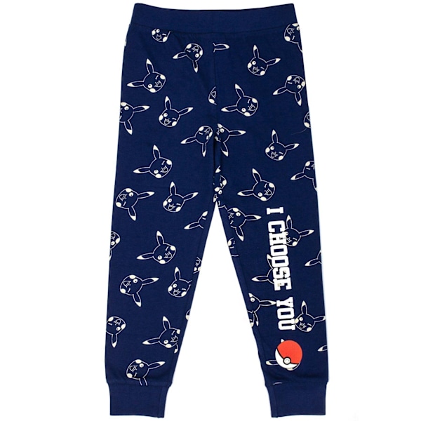 Pokemon Pojkar Karaktärer Pyjamas Set 7-8 År Vit/Blå/Gul White/Blue/Yellow 7-8 Years
