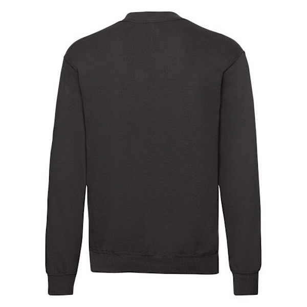 Fruit Of The Loom Herr Lätt Droppad Axel Sweatshirt S B Black S