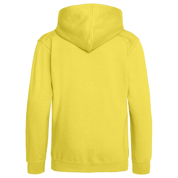 Awdis Barn Unisex Tröja med Huva / Hoodie / Zoodie 7-8 Sol Gul Sun Yellow 7-8