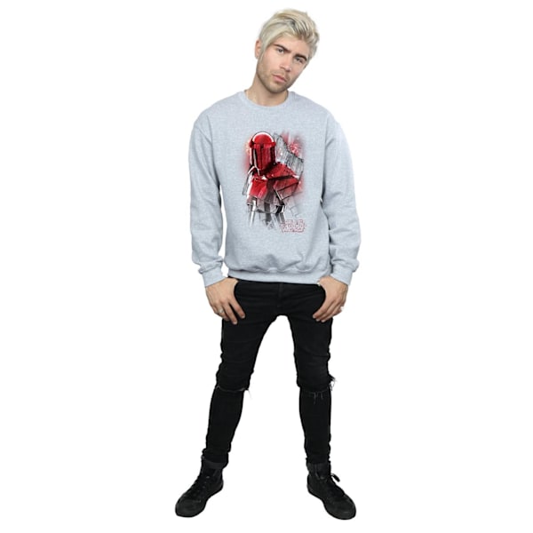 Star Wars The Last Jedi Praetorian Guard Borstad Sweatshirt för män Sports Grey L