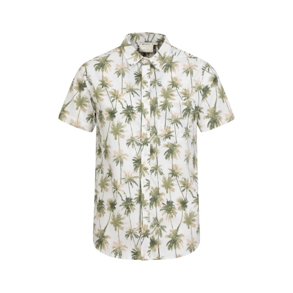 Mountain Warehouse Herr Hawaiian kortärmad skjorta XXS Vit White XXS