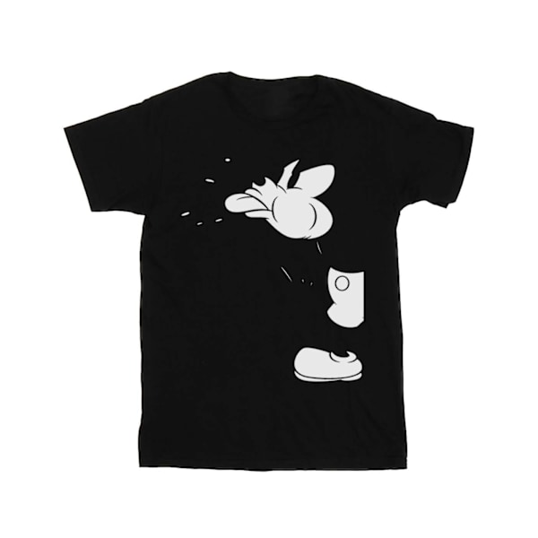 Disney Girls Mickey Mouse Cut Bomull T-shirt 3-4 år Svart Black 3-4 Years