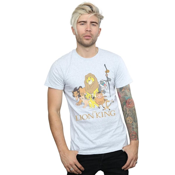 Disney The Lion King Group T-shirt för män, 4XL, sportgrå Sports Grey 4XL