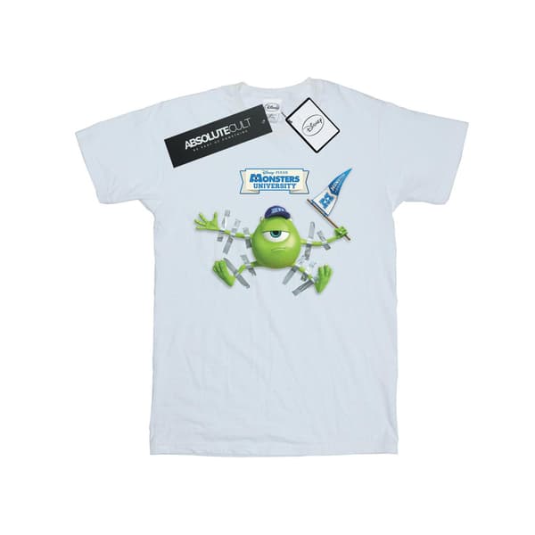 Disney Herr Monsters University Taped Mike T-Shirt M Vit White M