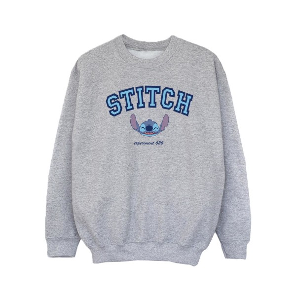 Disney Girls Lilo And Stitch Collegial Sweatshirt 9-11 Years Sp Sports Grey 9-11 Years