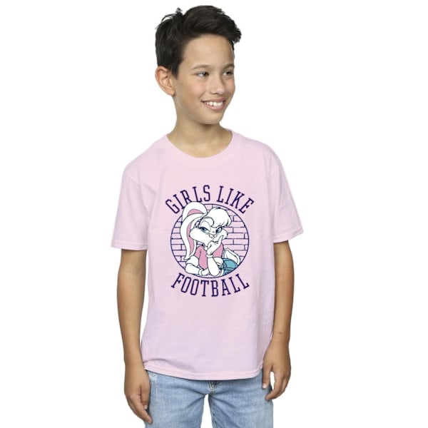 Looney Tunes Boys Lola Bunny Girls Like Football T-Shirt 5-6 år Baby Pink 5-6 Years