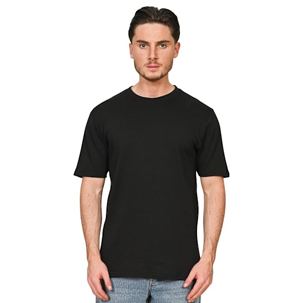 Casual Classics Unisex Vuxen Interlock Lång och Smal T-Shirt L Black L