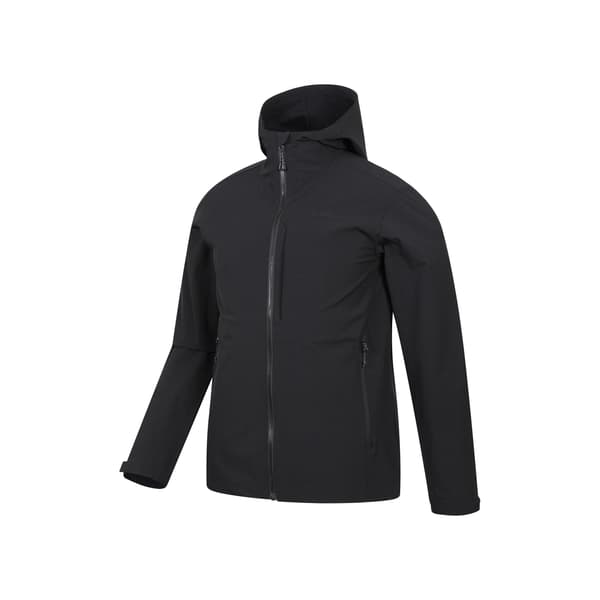 Mountain Warehouse Retreat Packable Soft Shell Jacka för Män XL B Black XL
