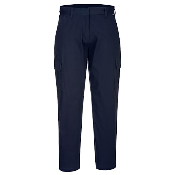 Portwest Dam/Damer S233 Stretch Slim Cargo Byxor 38R Mörk Dark Navy 38R