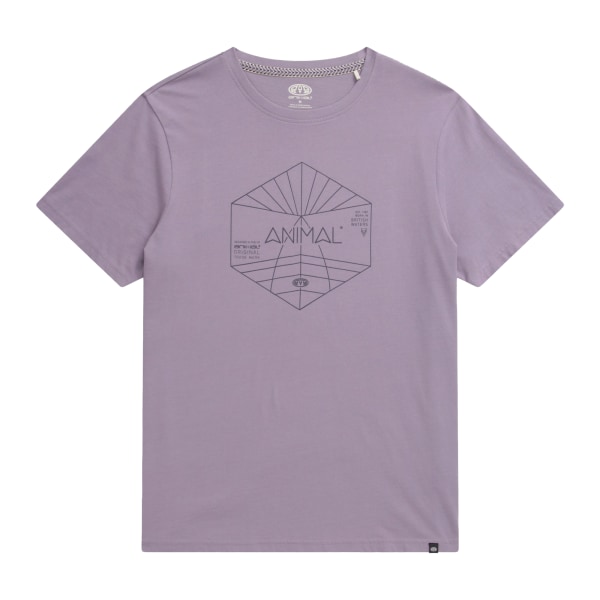 Animal Mens Jacob Linear T-Shirt XL Lilac Lilac XL