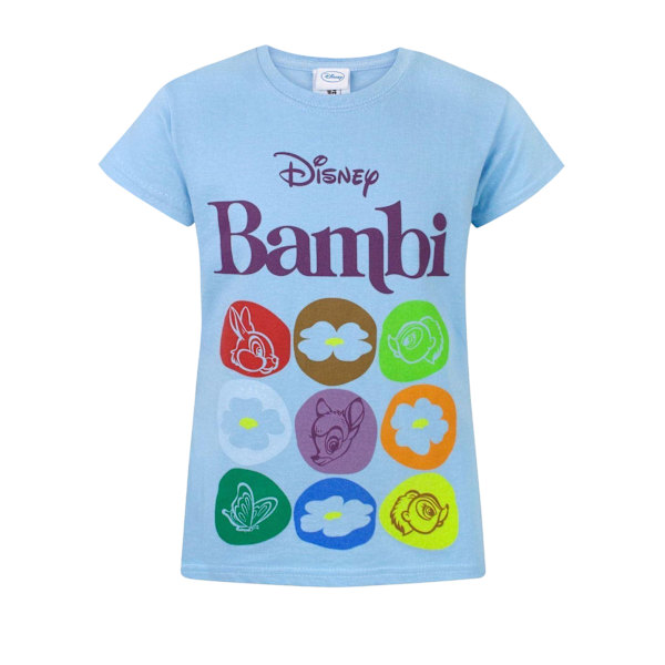 Bambi flickor motiv T-shirt 14-15 år blå Blue 14-15 Years